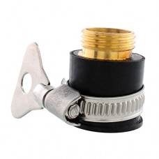 Universal Brass Tube Hose Pipe Fitting Tap Fittings Adaptor Connector Spring - B07DSCPPRB